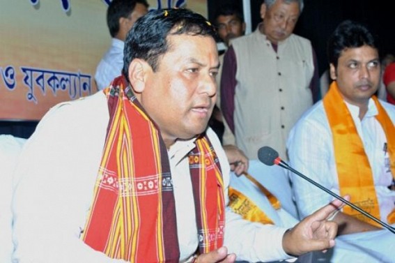 Union Minister Sarbananda Sonowal slams Manik Sarkar led CPI-M Govt. in Tripura, says, â€œTripura has no future untill CPI-M rule endsâ€